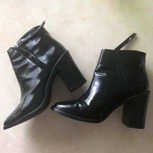 Leather Black Madewell Boots